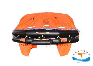 الصين A Pack Type Marine Life Raft 12 Man Capacity MSC.47 Standard For Emergency مصنع