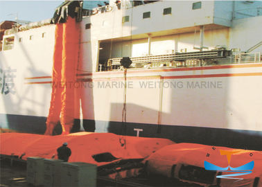 الصين معدات السلامة البحرية Liferaft ، نظام الإخلاء البحري الرأسي Single Chute مصنع